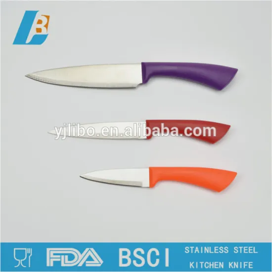 hot selling kitchen knife set with PP handle
