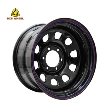 Roues SUV 17 × 9 4 × 4 bords hors route de poudre enduit de poudre