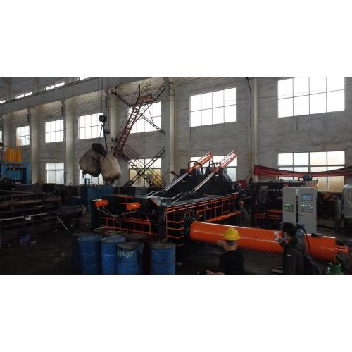 Steel Turnings Metal Stamping Scraps Hydraulic Baler Press