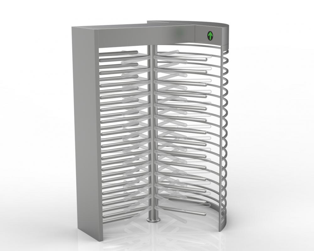 Double door full height turnstile