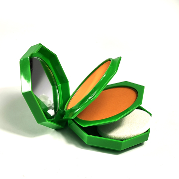 Matte Waterproof Green Tea Aloe Vera Press Powder for Black Women