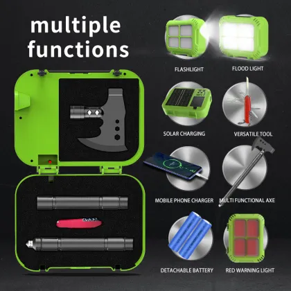 Multi Functional Camping Hammer Axe Tool Combo