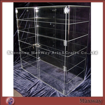 Clear double open the door exquisite acrylic