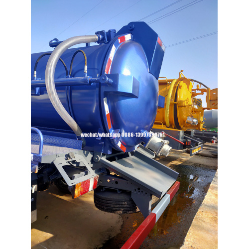 ISUZU 4-6 tons Vacuum Pump Sewage Suction Truck