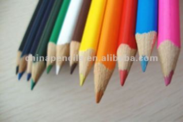 12 coloured wooden pencil