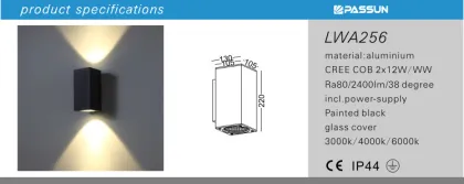 Outdoor IP65 Waterproof GU10 Wall Lights & Exterior Wall Lamps