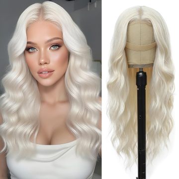 BYWEEW Honey Blonde Human Hair Lace Front Wig