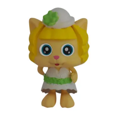 Latest design plastic cute animal toy, own design