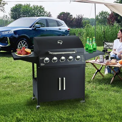 Outdoor Big gas grills 5 Burner barbecue Grill