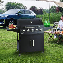 Portable Tabletop Gas Grill, Stainless Steel