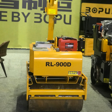 880Kg Walk-Behind Double Drum Mini Compactor Road Roller