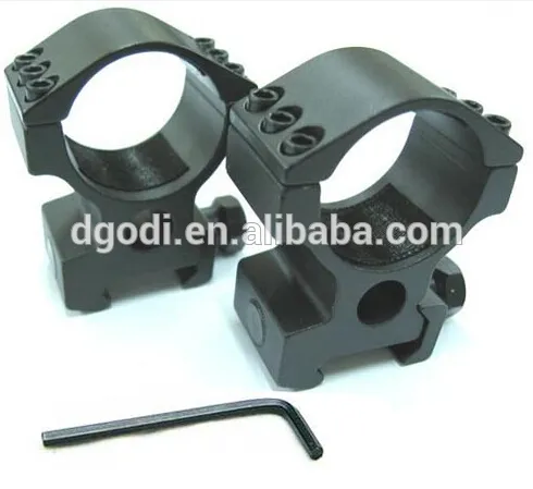 oem black anodized aluminum adjustable light scope mount
