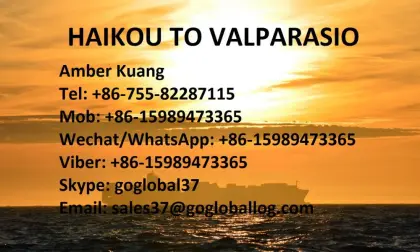 Hainan Haikou Sea Freight to Chile Valparasio