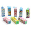 100pcs 3D Fruit Resin Boxed Juice Milk Drink  Bottle Pretend Food Kawaii Cabochons for Kids Doll Kitchen Accessories