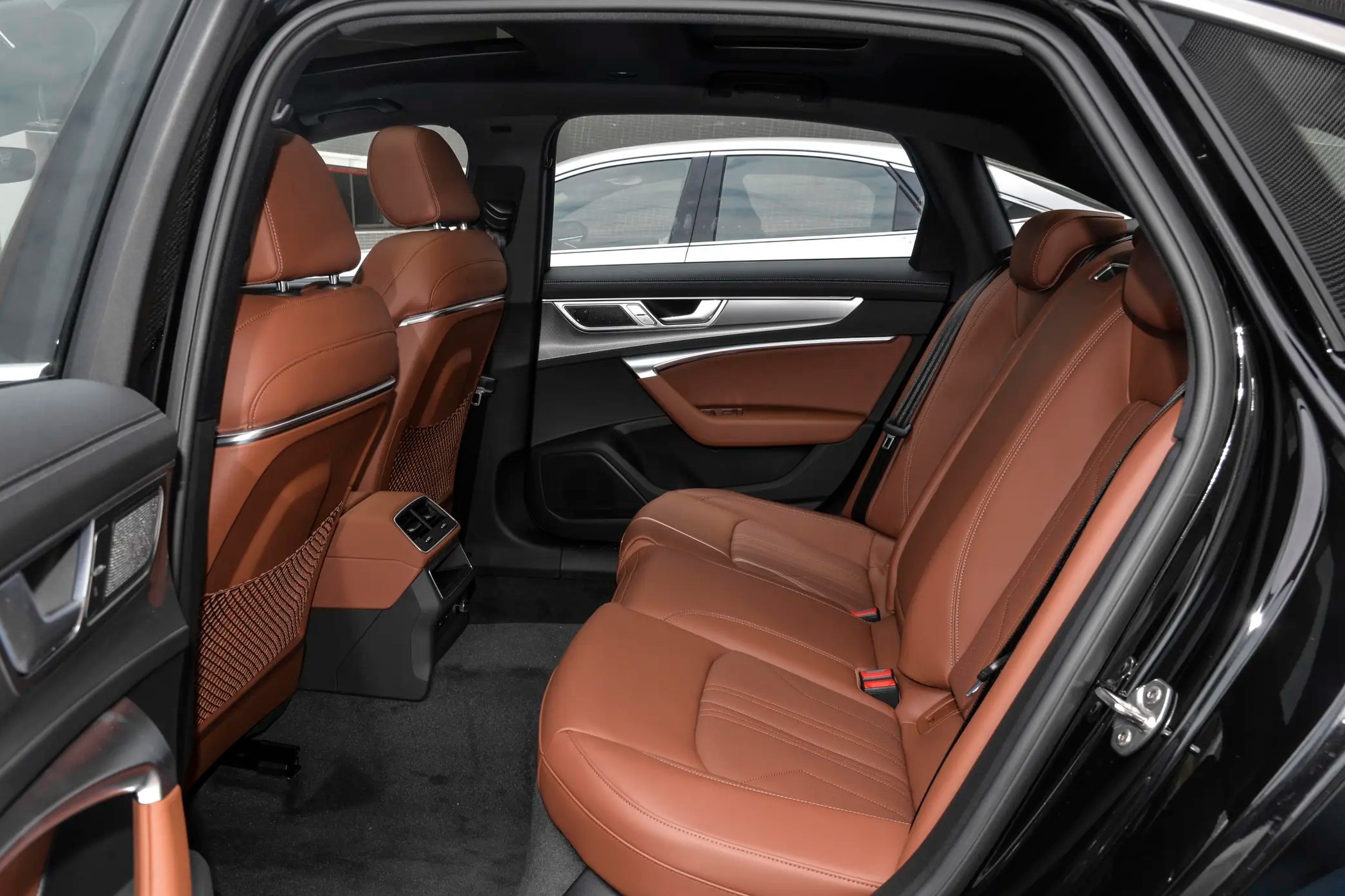 luxury sedan landscape