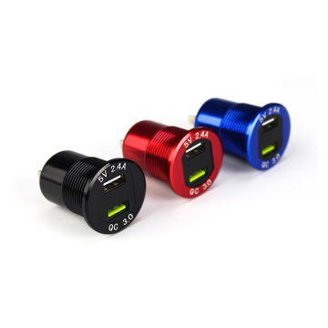 Bus Accessories: 12V/24V Mobile Chargers - USB 5V 2.4A QC3.0 Fast Charger