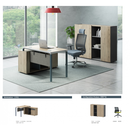 Mobilier de bureau de haute qualité Poste de travail 4 personnes