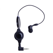 New Trend Retractable single-ear earphone with microphone