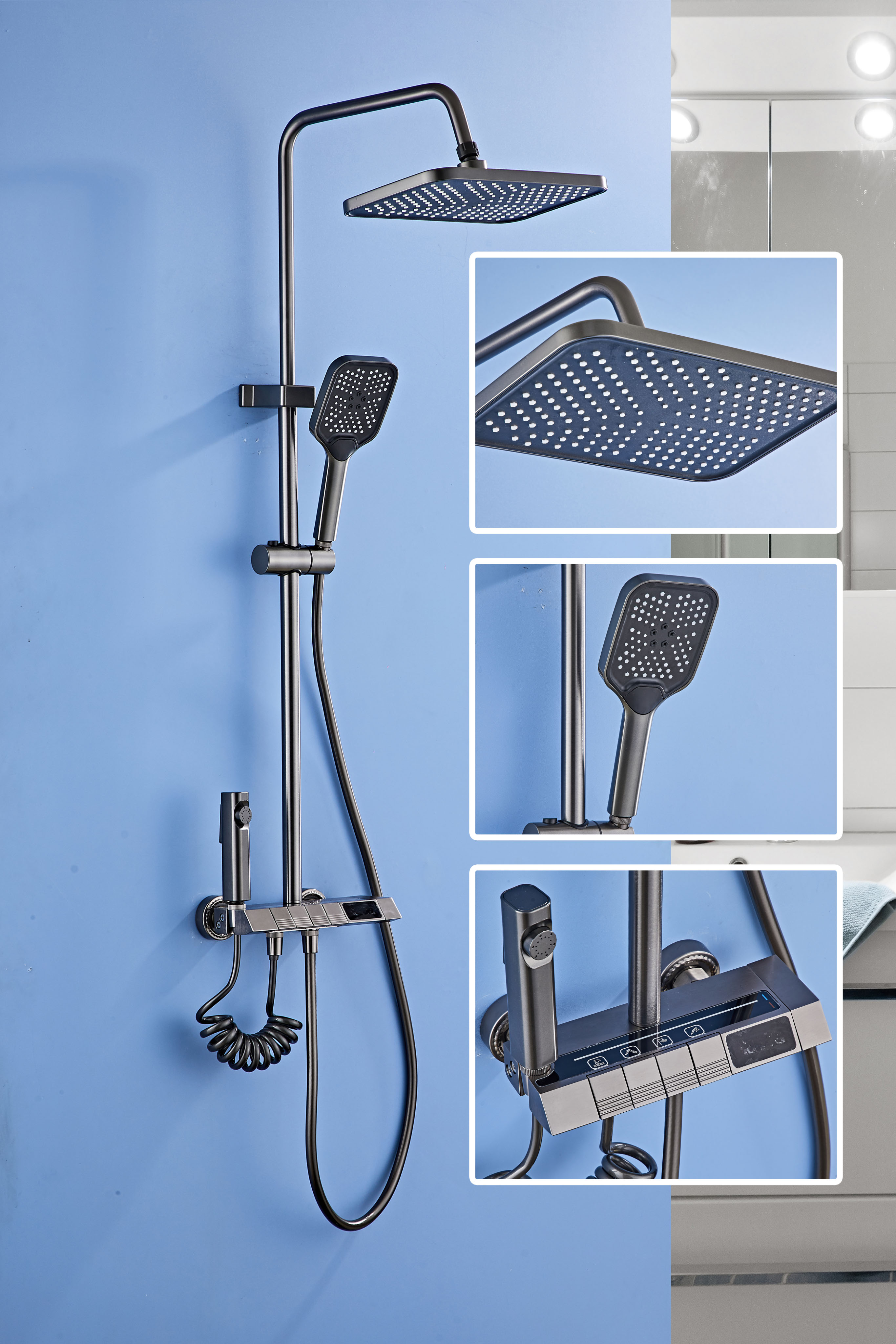 the function of the 847 shower column