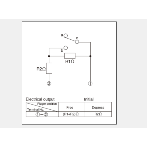 ALPS Waterproof type Detection switch