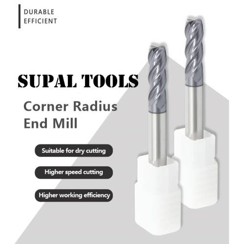 High Hardened Corner Radius End Mill Cutter