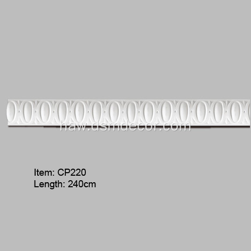 ʻO Polyurethane Egg a me Dart Panel Moldings