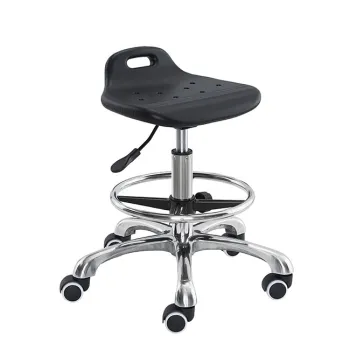 Swivel Chair with Footrest for School Workshop and Hospital Laboratory - Easy Assembly