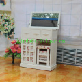 Wooden Dressing Makeup Dresser With Mirror And Drawer