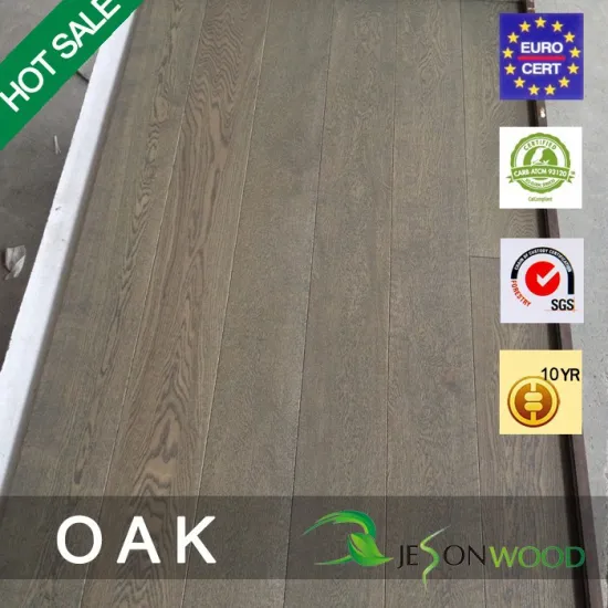 Grey wide oak engineered oak flooring