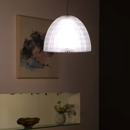 Chrome Metal Cage LED Pendant Lamp - Retro Lantern Nordic Lighting