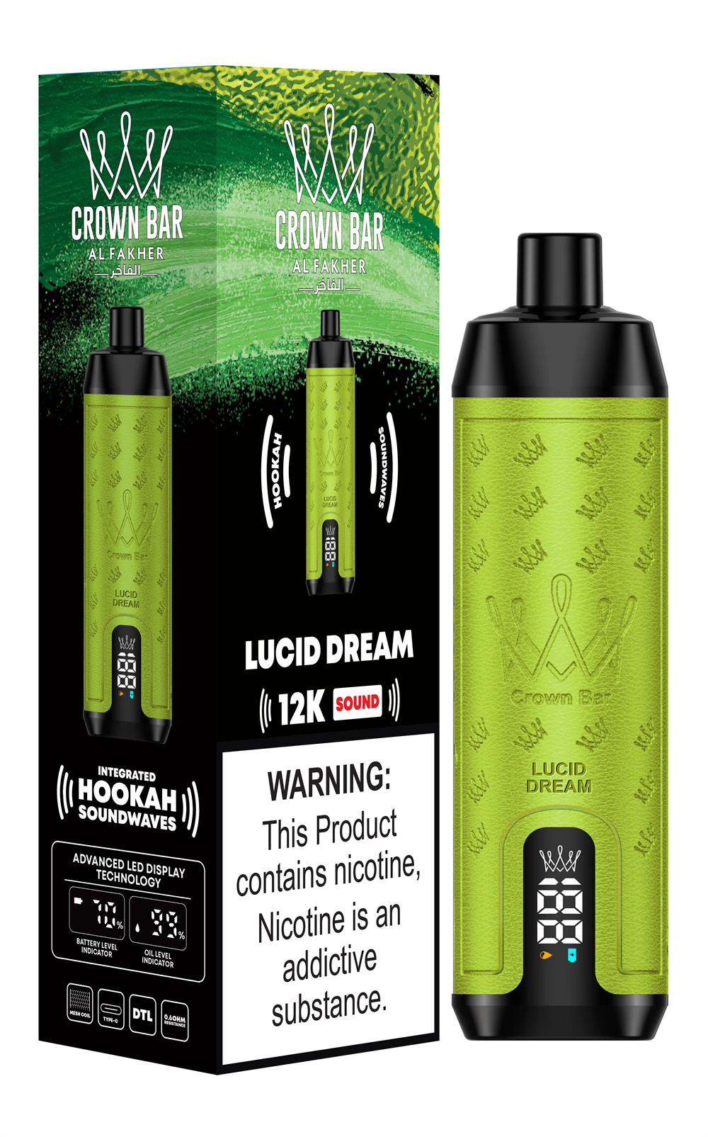 Al Fakher 12000 puffs Disposable Vape Wholesale France