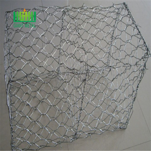 cestas tejidas galvanizadas pesadas del gabion de la cesta del gabion de la torcedura doble para la venta