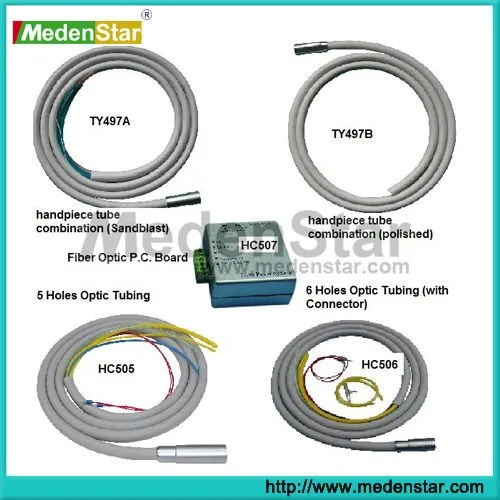 Dental Device Handpiece tube Optic Tubing (with Connector)