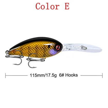 Hot Sale 115mm 17.5g Hard Bait for Bass and Barracuda