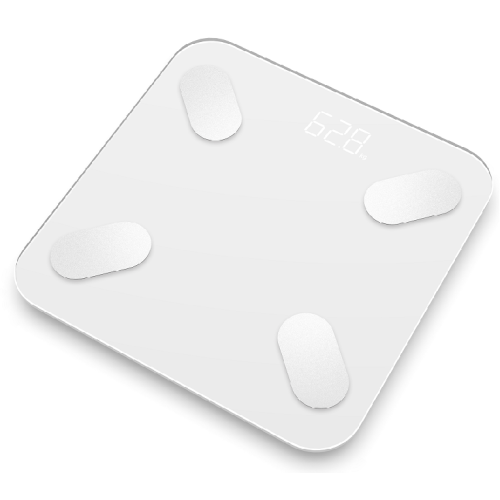 Digital Scale White Bathroom Scale Bluetooth Smart Scale