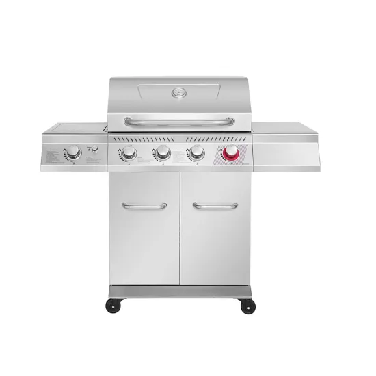 Factory Direct Sale Outdoor Kitchen Camping Bbq High Quality Main Burner Stainless Steel Gas Bbq Grills