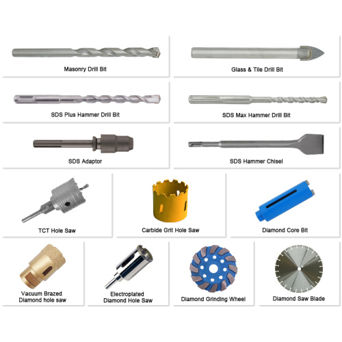 Cross Tip Cutters SDS MAX Shank Hammer Drills