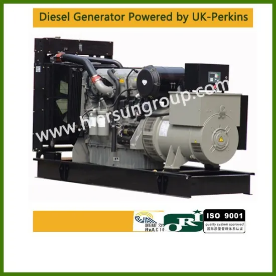112kw/140kva diesel generator powered by Perkins 1006TAG2 with sound attenuate