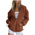 Damen -Casual Hoodies Jacke übergroße Sweatshirts