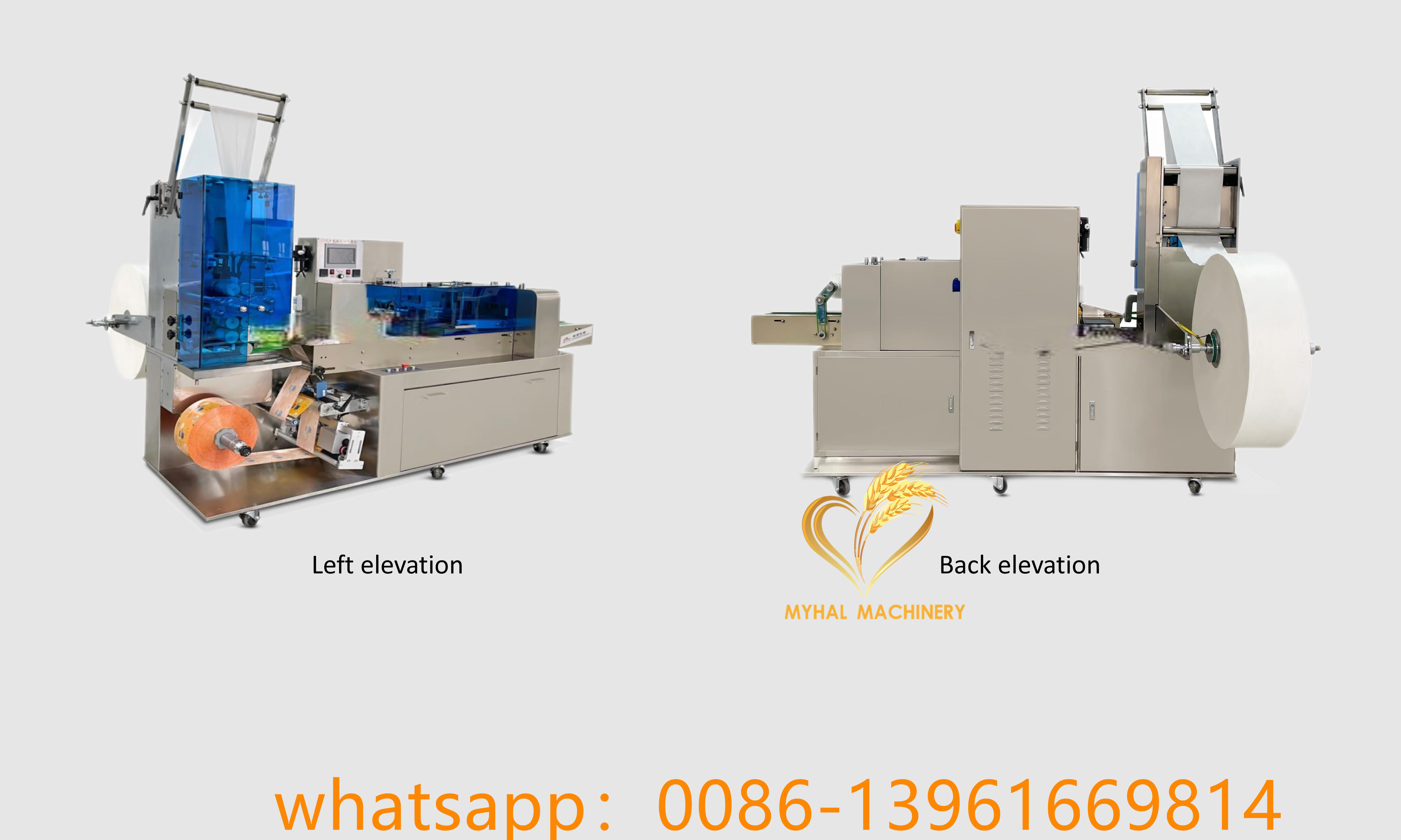 Factory Directly Sale Manufacturing Single Wet Wipes Wipe Making Packing Machine