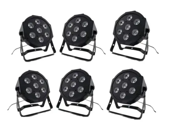 High Quality Portable 7x10W 4In1 RGB LED Par Light for Disco Stage