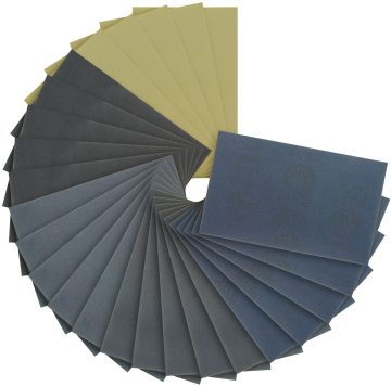 150 Grit Premium Wet/Dry Sanding Sheets for Automotive - 9 x 3.6 Inch