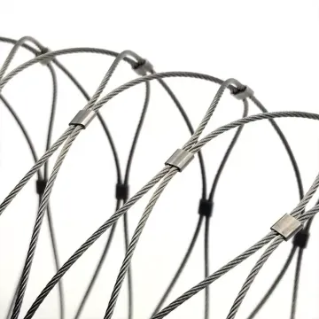 316 SS Wire Rope Cable Zoo Protecting Stainless Steel Mesh Net