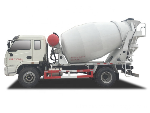 I-VECO Yuejin 6m3 self loading concrete mixer truck india