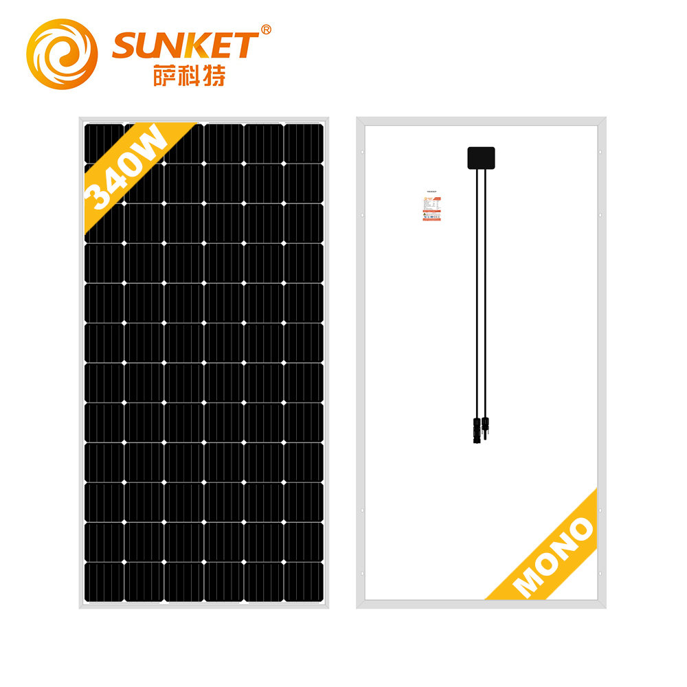 Sistema solare 340W Pannelli solari Piastra solare