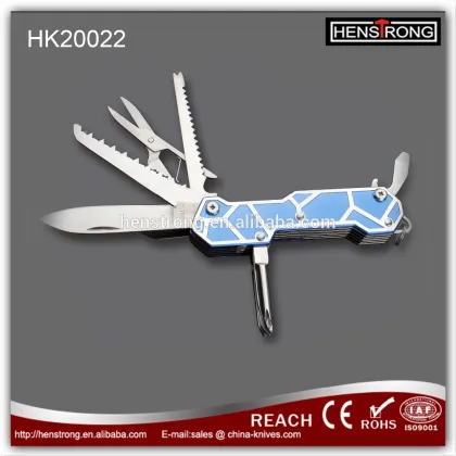 Newest Camping Tool Aluminum Multifunctional Knife