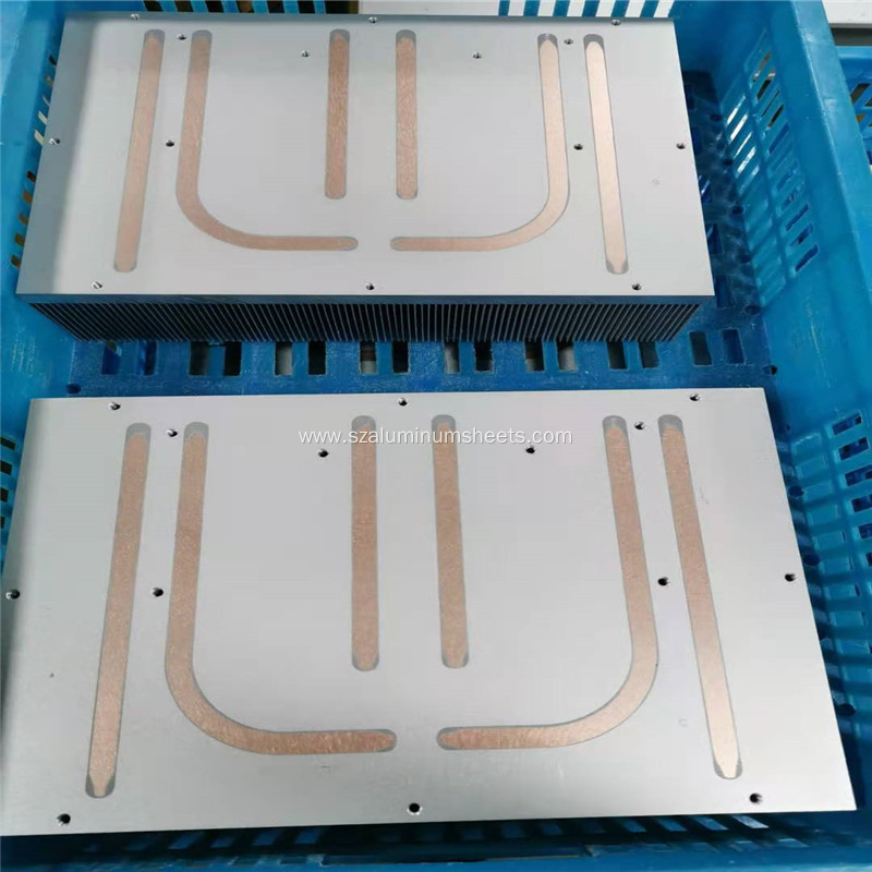 Aluminum Spatula Heat Sink Detail for Heat Exchange