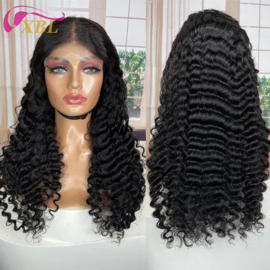Wholesale XBL Glueless 5x5 HD Lace Frontal Wigs with Pineapple Wave Virgin Human Hair