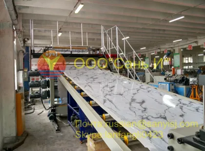 PVC Marble Sheet Making Extruder Machine for WPC Artificial Marble Board Production