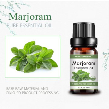 Óleos essenciais de óleo de marjoram sweet de marjoram 100% puro para cuidados com a pele